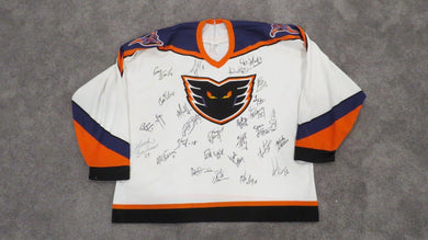 1997-98 Philadelphia Phantoms Authentic AHL Team Signed Hockey Jersey! Boucher