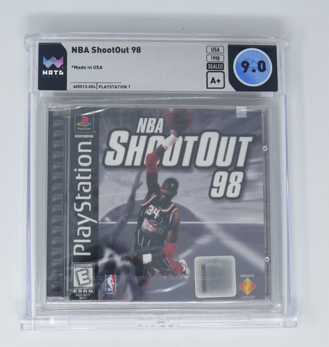 NBA Shootout '98 Sony Playstation Factory Sealed Video Game Wata 9.0 A+ 1998!