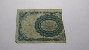 1874 $.10 Fifth Issue Fractional Currency Obsolete Bank Note Bill USA 5th Issue!