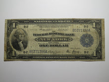 Load image into Gallery viewer, $1 1914 New York City Federal Reserve Large Bank Note National Currency Bill