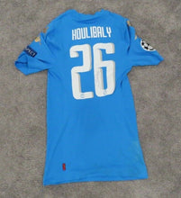 Load image into Gallery viewer, 2016-17 Kalidou Koulibaly Napoli Match Used Worn UCL Soccer Shirt Game Jersey