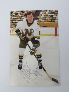 Mark Napier Minnesota North Stars Signed Autographed Original NHL 5X3 Photo