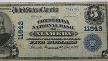 Load image into Gallery viewer, $5 1902 Alameda California CA National Currency Bank Note Bill! Ch. #11942 VF!