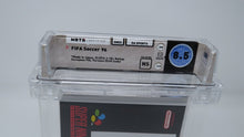 Load image into Gallery viewer, FIFA Soccer &#39;96 Super Nintendo Factory Sealed Video Game Wata Graded 8.5 SNES