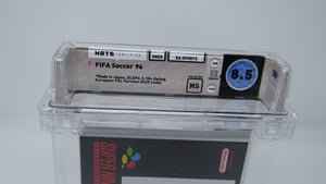 FIFA Soccer '96 Super Nintendo Factory Sealed Video Game Wata Graded 8.5 SNES