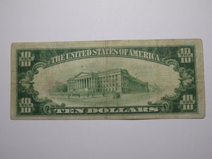 $10 1929 Milwaukee Wisconsin WI National Currency Bank Note Bill Ch. #6853 FINE+