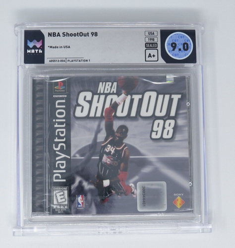 NBA Shootout '98 Sony Playstation Factory Sealed Video Game! Wata 9.0 A+ 1998!