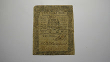 Load image into Gallery viewer, 1775 Ten Shillings Pennsylvania PA Colonial Currency Bank Note Bill 10s RARE