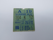 Load image into Gallery viewer, October 25, 1970 New York Rangers California Golden Seals NHL Hockey Ticket Stub