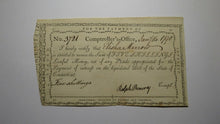 Load image into Gallery viewer, 1790 5 Shillings Connecticut Comptroller&#39;s Office Colonial Currency Note Pomeroy