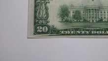 Load image into Gallery viewer, $20 1934-A Gutter Fold Error Cleveland Federal Reserve Bank Note Currency Bill