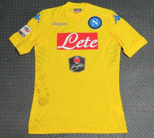 Load image into Gallery viewer, 2015-16 Pepe Reina Napoli Match Used Worn Serie A Soccer Shirt! Game Jersey