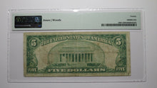 Load image into Gallery viewer, $5 1929 Larchmont New York NY National Currency Bank Note Bill Ch #6019 VF20 PMG