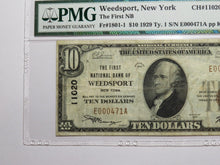 Load image into Gallery viewer, $10 1929 Weedsport New York NY National Currency Bank Note Bill Ch. #11020 VF25