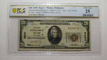 Load image into Gallery viewer, $20 1929 Miami Oklahoma OK National Currency Bank Note Bill Ch. #5252 VF25 PCGS