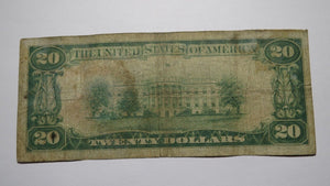 $20 1929 Newton Illinois IL National Currency Bank Note Bill Ch. #5869 RARE!