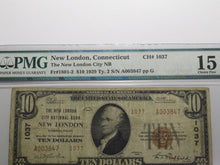 Load image into Gallery viewer, $10 1929 New London Connecticut CT National Currency Bank Note Bill Ch #1037 PMG