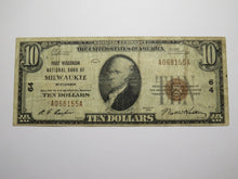 Load image into Gallery viewer, $10 1929 Milwaukee Wisconsin WI National Currency Bank Note Bill Ch #64 FINE