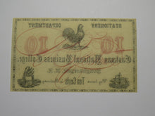 Load image into Gallery viewer, $.10 1870&#39;s Poughkeepsie New York Obsolete Currency Note Eastman College UNC++