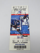 Load image into Gallery viewer, April 8, 2002 New York Rangers Vs. Pittsburgh Penguins NHL Hockey Ticket Stub