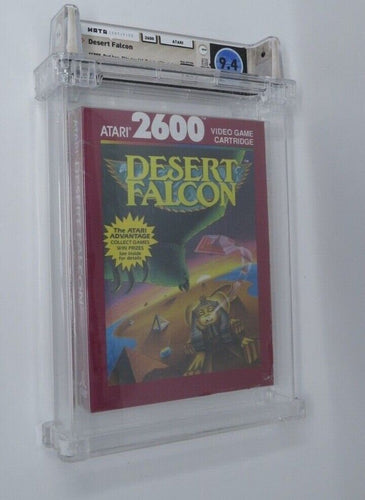 Unopened Desert Falcon Atari 2600 Sealed Video Game Wata Graded 9.4 A+ Seal 1987