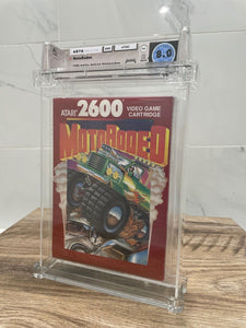 Unopened MotoRodeo Atari 2600 Sealed Video Game! Wata Graded 8.0 A+ Seal 1990