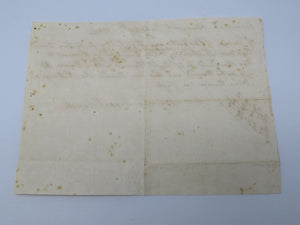 1784 Payment Certificate to James Bogart of New York Colonial Currency Note USA