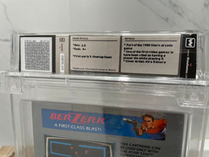 New Berzerk Sealed Atari 5200 Video Game Wata Graded 6.5 A+ Seal! RARE! 1983