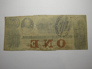 $1 1861 Charleston South Carolina SC Obsolete Currency Bank Note Bill Bank of SC