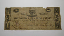 Load image into Gallery viewer, $10 1815 Hulme Ville Pennsylvania Obsolete Currency Bank Note Bill Bucks County