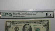 Load image into Gallery viewer, $10 1969-A Federal Reserve Bank Note Bill PMG Graded Gem Uncirculated 65EPQ!