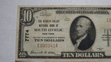 Load image into Gallery viewer, $10 1929 South Otselic New York NY National Currency Bank Note Bill #7774 VF!