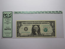 Load image into Gallery viewer, $1 1985 Near Solid Serial Number Federal Reserve Bank Note Bill NEW66 #44404444