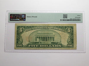 $5 1929 Two Harbors Minnesota National Currency Bank Note Bill #12357 F15 PMG