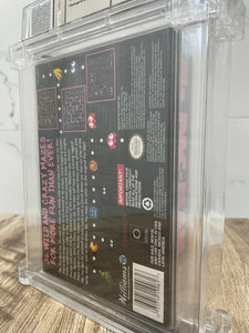 Ms. Pacman Super Nintendo Factory Sealed Video Game Wata 9.0 Graded A++ Seal!