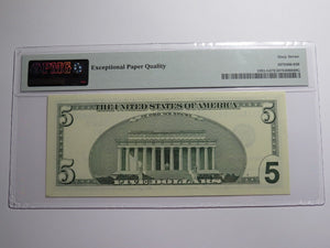 3 $5 1999-2006-2009 Matching Fancy Serial Numbers Federal Reserve Bank Note Bill