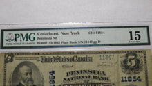 Load image into Gallery viewer, $5 1902 Cedarhurst New York NY National Currency Bank Note Bill Ch. #11854 PMG