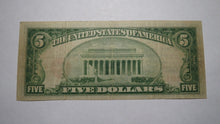 Load image into Gallery viewer, $5 1929 Knightstown Indiana IN National Currency Bank Note Bill! Ch. #872 FINE+