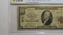 Load image into Gallery viewer, $10 1929 Winfield Kansas KS National Currency Bank Note Bill Ch. #3218 F15 PCGS