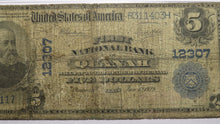 Load image into Gallery viewer, $5 1902 Quanah Texas TX National Currency Bank Note Bill Charter #12307 VG8 PMG