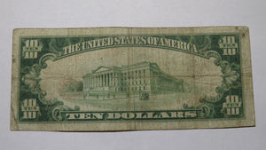 $10 1929 Flora Illinois IL National Currency Bank Note Bill Ch. #1961 FINE!