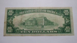 $10 1929 Gouverneur New York NY National Currency Bank Note Bill! Ch. #2510 VF!