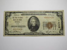 Load image into Gallery viewer, $20 1929 Boise Idaho ID National Currency Bank Note Bill Ch. #1668 Low Serial #