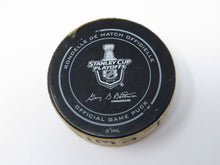 Load image into Gallery viewer, 2013 Trevor Lewis Los Angeles Kings Game Used Playoff Goal Scored NHL Puck GWG