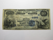 Load image into Gallery viewer, $10 1882 Lake City Iowa IA National Currency Bank Note Bill Ch. #4966 FINE+