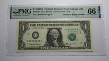 Load image into Gallery viewer, $1 2003 Repeater Serial Number Federal Reserve Currency Bank Note Bill UNC66EPQ!