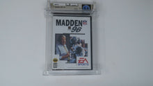 Load image into Gallery viewer, Madden &#39;96 NFL Football Sega Genesis Factory Sealed Video Game Wata Graded 9.4