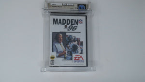 Madden '96 NFL Football Sega Genesis Factory Sealed Video Game Wata Graded 9.4