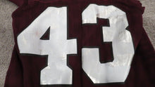 Load image into Gallery viewer, 2017 Fletcher Adams Mississippi State Game Used Worn Football Jersey Alabama St.