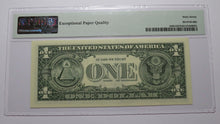 Load image into Gallery viewer, $1 2003 Radar Serial Number Federal Reserve Currency Bank Note Bill PMG UNC67EPQ